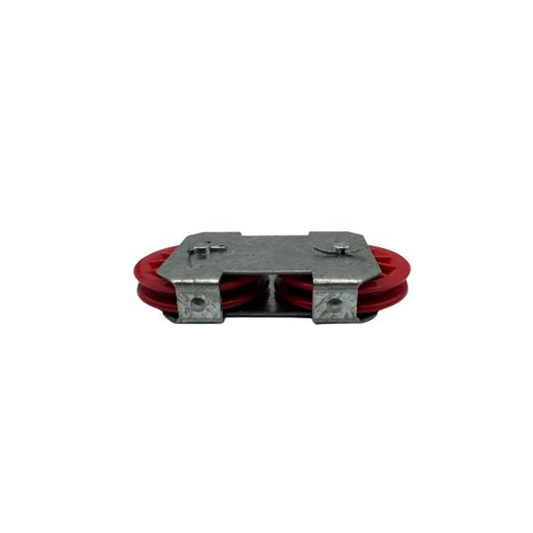Bracket, 3-1/2" Double Back Composite Pulley