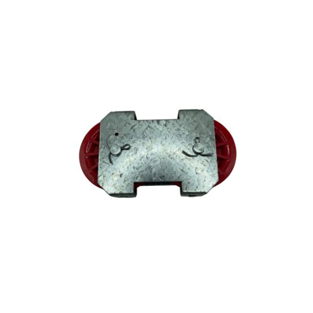 Bracket, 3-1/2" Double Back Composite Pulley