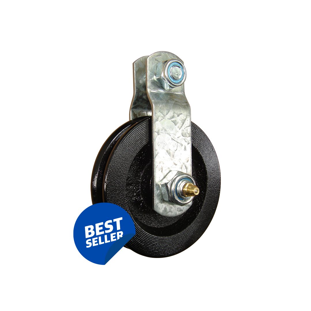 Pulley, 3-1/2" Cast Bearing w/Zerk