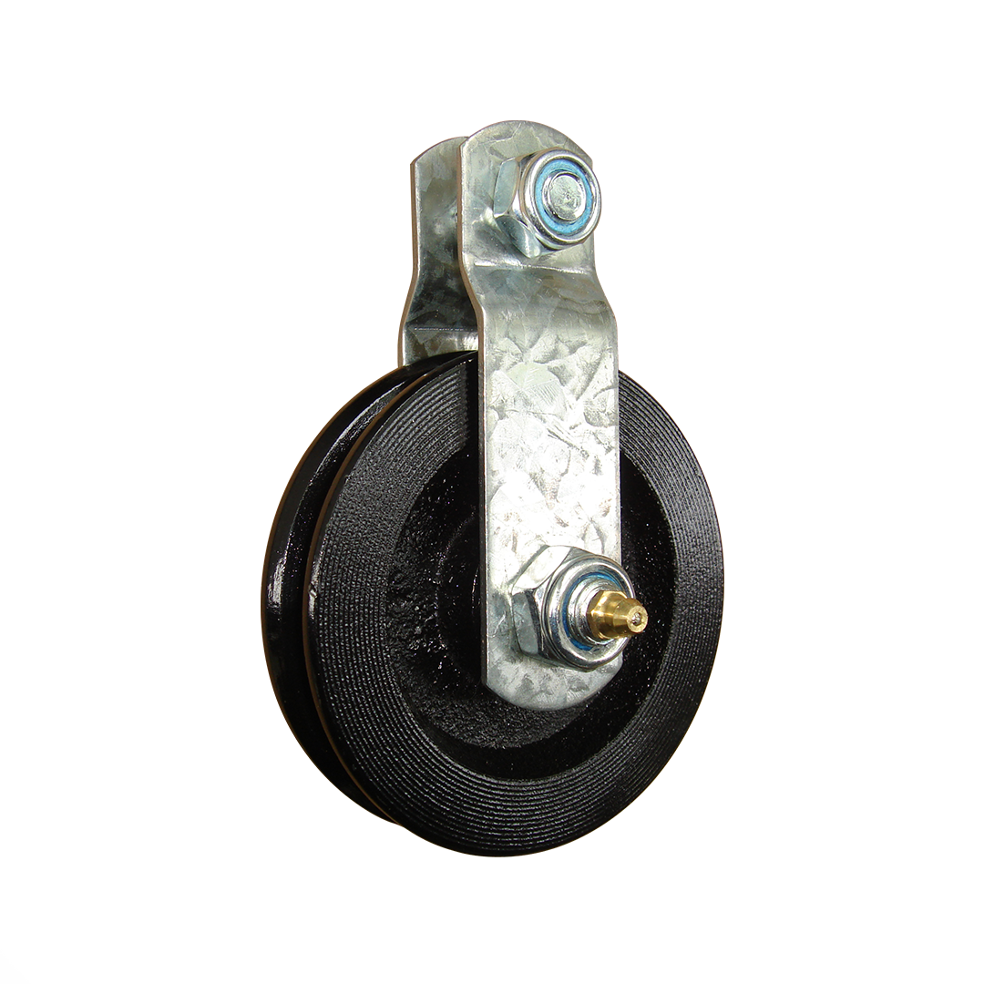 Pulley, 3-1/2" Cast Bearing w/Zerk