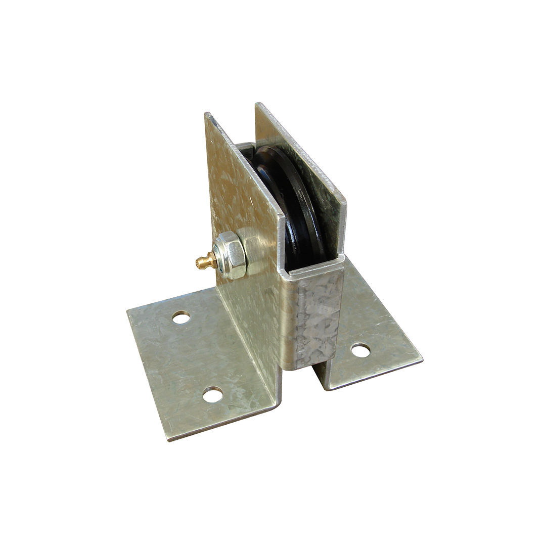 Bracket, 3-1/2" Steel Bearing Pulley Vertical Mount