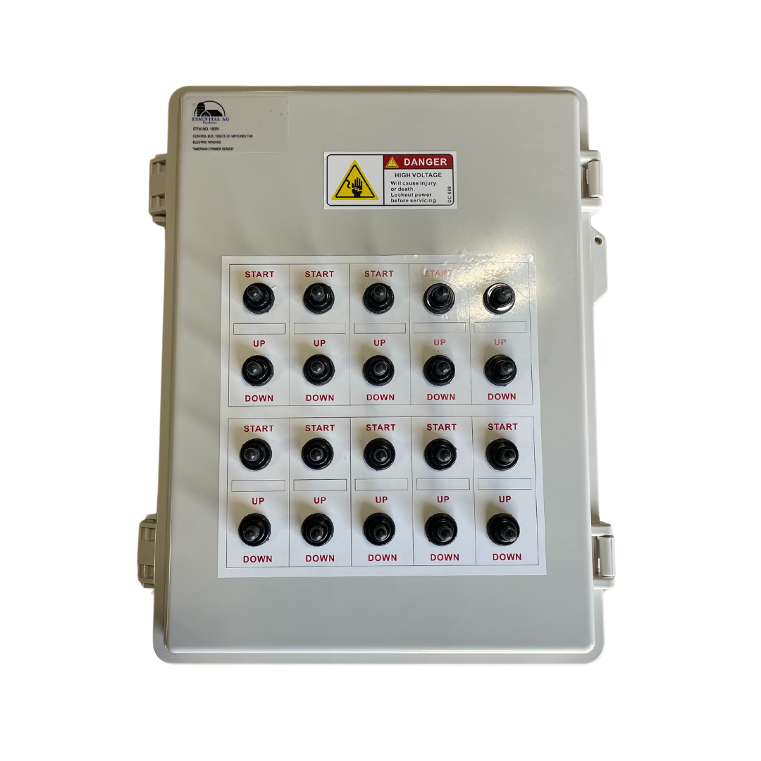 Control Box, 10 Sets Of Switches For Electric Winches