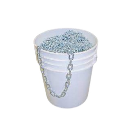 Chain, 3/16'' Welded Zinc Plated Proof (Grade 30- 250ft pail)