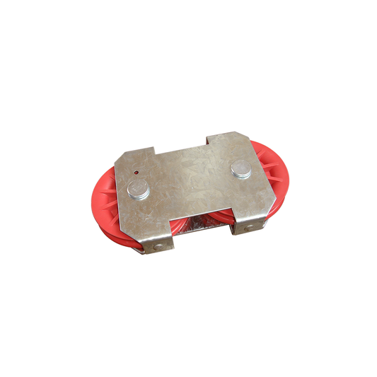 Bracket, 3-1/2" Double Back Composite Pulley
